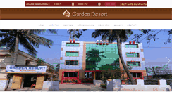 Desktop Screenshot of hotelgardenresortpuri.com