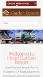Mobile Screenshot of hotelgardenresortpuri.com